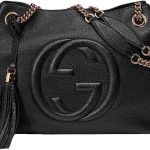 Gucci Soho Large Leather Chain Shoulder Handbag Black BHFO 5480