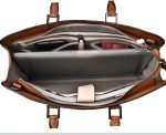 FEER Men's Horizontal Briefcase Business Casual Handbag Shoulder Crossbody 15 Inch Laptop Bag - Image 4