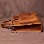 FEER Men's Briefcase Casual Tote Large Capacity Shoulder Bag Zipper Pocket for 14" Laptop - Image 5