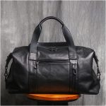 DLOETT Handbag Men's Large Capacity Travel Bag Shoulder Messenger Bag Lightweight Business Travel Luggage Bag