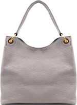 Prada Women's Vitello Daino Grey Leather Satchel Bag Handbag 1BC051 - Image 2