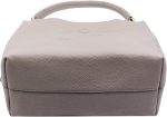 Prada Women's Vitello Daino Grey Leather Satchel Bag Handbag 1BC051 - Image 3