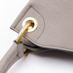 Prada Women's Vitello Daino Grey Leather Satchel Bag Handbag 1BC051 - Image 4