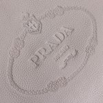Prada Women's Vitello Daino Grey Leather Satchel Bag Handbag 1BC051 - Image 5