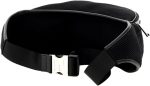 FENDI FF Woven Black Canvas Belt Bag - Image 4