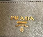 Prada Women's Gray Vitello Phenix Shopping Tote Top Handle Bag Shoulder Bag 1BG865 - Image 4