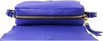 Prada Men's Vitello Phenix Royal Blue Leather Flap Crossbody Bag 1BD163 - Image 5