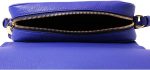 Prada Men's Vitello Phenix Royal Blue Leather Flap Crossbody Bag 1BD163 - Image 6