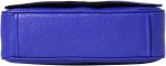 Prada Men's Vitello Phenix Royal Blue Leather Flap Crossbody Bag 1BD163 - Image 7
