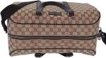 Gucci Duffle Travel Militare GG Beige Ebony Tmoro Bag Handbag Italy New - Image 6