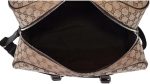 Gucci Duffle Travel Militare GG Beige Ebony Tmoro Bag Handbag Italy New - Image 7