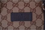 Gucci Duffle Travel Militare GG Beige Ebony Tmoro Bag Handbag Italy New - Image 9