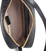 Gucci Bree GG Supreme Camera Case Black Leather Bag Handbag Mini Italy New - Image 5