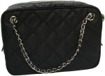 Prada Womens Bandoliera Black Tessuto Nylon Quilted Medium Crossbody Bag - Image 4