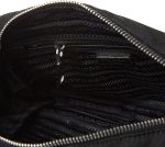 Prada Womens Bandoliera Black Tessuto Nylon Quilted Medium Crossbody Bag - Image 7