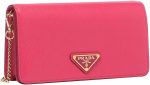 Prada Miniborse Peonia Pink Vitello Move Leather Crossbody Chain 1BP021 - Image 3