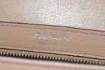 Prada Pattina Glace Calf Leather Cammeo Beige Pattina Studded Handbag - Image 6