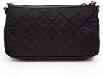 Prada Quilted Tessuto Nylon Chain Black Convertible Shoulder Bag 1BH026 - Image 4