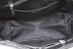 Prada Midnight Black Quilted Tessuto Chain Designer Shoulder Tote Bag for Women 1BG740 - Image 3