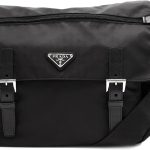 Prada Women's Black Nylon Fabric Crossbody Messenger Bag 1BD671