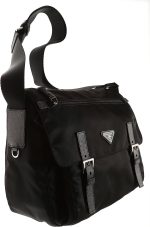 Prada Women's Black Nylon Fabric Crossbody Messenger Bag 1BD671 - Image 2