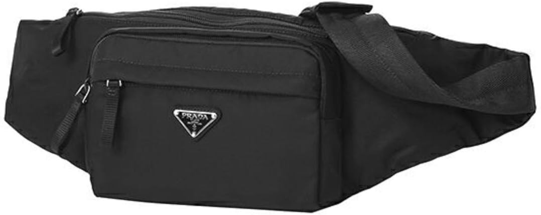 251024163837984_1 Prada Unisex Marsupio Belt Waist Bag Black Nylon Tessuto Fanny Pack 2VL005 - Image 1