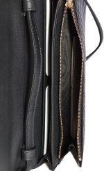 Gucci Women's Leather Micro GG Guccissima Mini Crossbody Wallet Bag Purse (Black) - Image 7