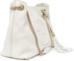 Gucci Soho Ivoire Ivory Gold Double Chain Soft Hobo Leather Shoulder Bag Italy Authentic New - Image 4