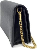 Prada Womens Miniborse Black Vitello Move Small Leather Crossbody 1BP021 - Image 2