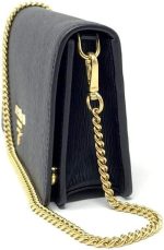 Prada Womens Miniborse Black Vitello Move Small Leather Crossbody 1BP021 - Image 4