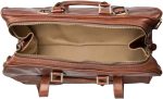 Maxwell Scott | Mens Luxury Leather Medium Weekend Bag | The FleroM | Handmade In Italy | Chestnut Tan Brown - Image 2