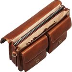 Maxwell Scott | Mens Luxury Leather 17” Laptop Briefcase Satchel | The Loreto Large | Business Travel Bag - Image 2