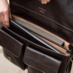 Maxwell Scott | Mens Luxury Leather 17” Laptop Briefcase Satchel | The Loreto Large | Business Travel Bag - Image 7