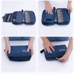 WYKDD Toiletry Bag Women's Travel Storage Bag Dry and Wet Separation Large Capacity Portable Bath and Wash Bag Makeup Bag - Image 3