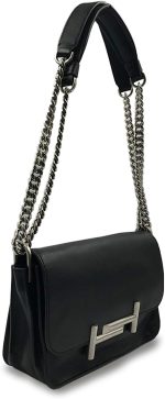 Tod's Mini Double T Shoulder Bag Black Ladies Handbag XBWAMUB0101 - Image 4