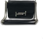 Tod's Mini Double T Shoulder Bag Black Ladies Handbag XBWAMUB0101 - Image 5