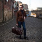 Luxury Leather Extra Large Travel Bag | The FleroEL | Handcrafted In Italy | Chestnut Tan Brown - Image 7