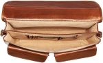 Maxwell Scott | Personalized Mens Luxury Leather 17” Laptop Briefcase Satchel | The Loreto Large | Travel Bag - Image 4