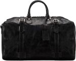 Maxwell Scott | Mens Luxury Leather Large Duffle Bag | The FleroL | Handmade In Italy | Chestnut Tan Brown