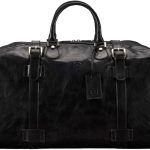 Maxwell Scott | Mens Luxury Leather Large Duffle Bag | The FleroL | Handmade In Italy | Chestnut Tan Brown