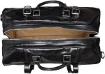 Maxwell Scott | Mens Luxury Leather Large Duffle Bag | The FleroL | Handmade In Italy | Chestnut Tan Brown - Image 2