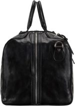 Maxwell Scott | Mens Luxury Leather Large Duffle Bag | The FleroL | Handmade In Italy | Chestnut Tan Brown - Image 4