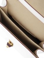 FENDI Womens Kan I White Multi Color Flowers Soft Leather Shoulder Bag 8M0381 - Image 5