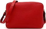 Prada Women's Red Vitello Phenix Leather Crossbody Handbag 1BH079 - Image 2