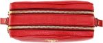 Prada Women's Red Vitello Phenix Leather Crossbody Handbag 1BH079 - Image 4