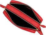 Prada Women's Red Vitello Phenix Leather Crossbody Handbag 1BH079 - Image 5
