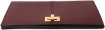 FENDI Peekaboo Brown Leather Zucca Chain Wallet Clutch Bag 8M0414 - Image 4