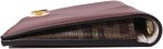 FENDI Peekaboo Brown Leather Zucca Chain Wallet Clutch Bag 8M0414 - Image 5