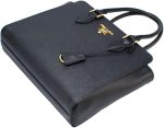 Prada Women's Medium Saffiano Leather Shoulder Tote Handbag 1BA113 - Image 6