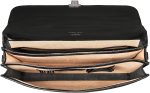Maxwell Scott | Personalized Mens Quality Leather 17" Laptop 3 Section Briefcase | The Paolo Large | Travel Bag - Image 8